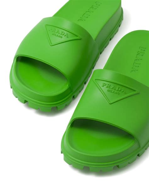 mens flip flops prada|prada rubber slides.